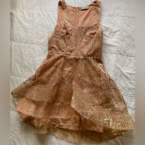 Pink Sunset Graduation Dress